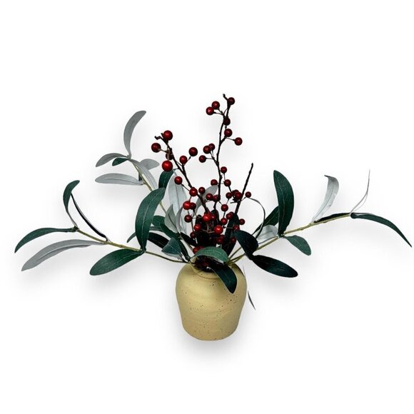Studio‎ McGee Red Berry Artificial Plant Arrangement - Threshold Christmas - Picture 7 of 8